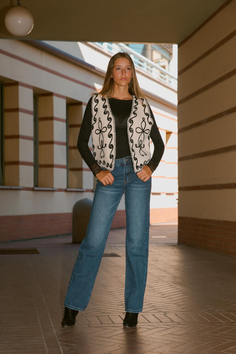 JEANS BASICO DA DONNA A PALAZZO MI514 FIORENZA AMADORI Fiorenza Amadori